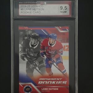 LANE HUTSON ROOKIE CARD 2025 NATIONAL HOCKEY DAY #NHCD-8